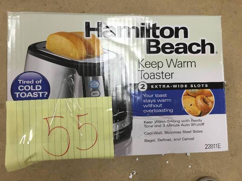 lot 55 image: Hamilton Beach Extra Wide Toaster