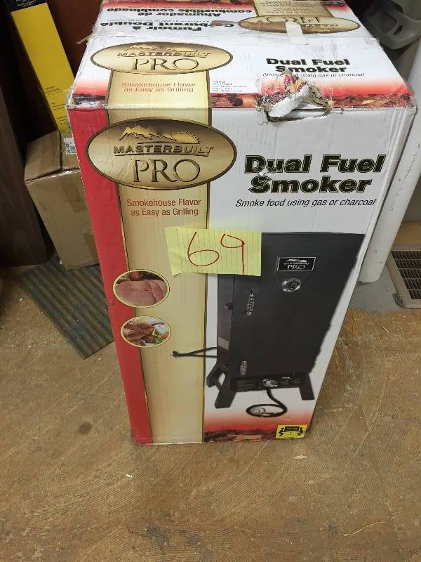lot 69 image: Masterbuilt Pro Dual Smoker New