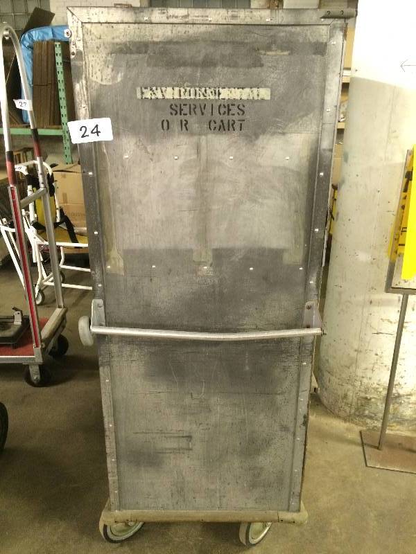 Metal rolling cart