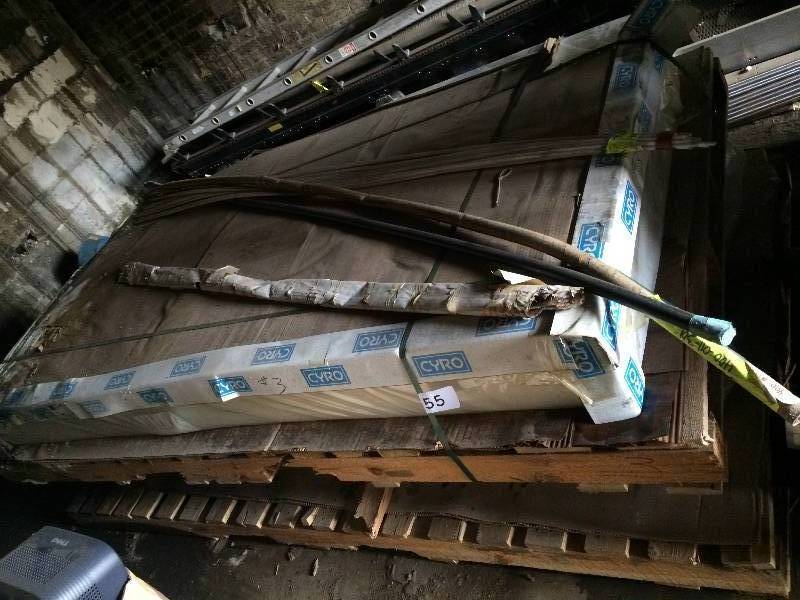 Large lot of plastic  poly sheeting