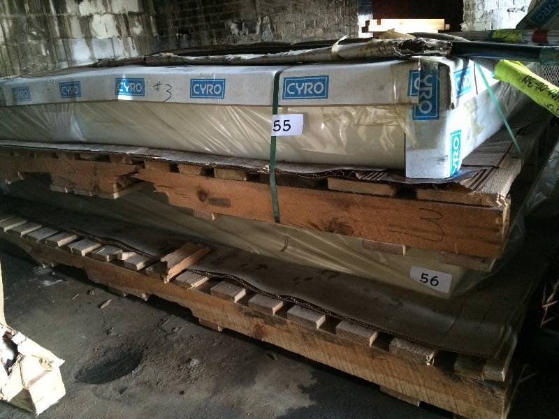 Large lot of plastic  poly sheeting