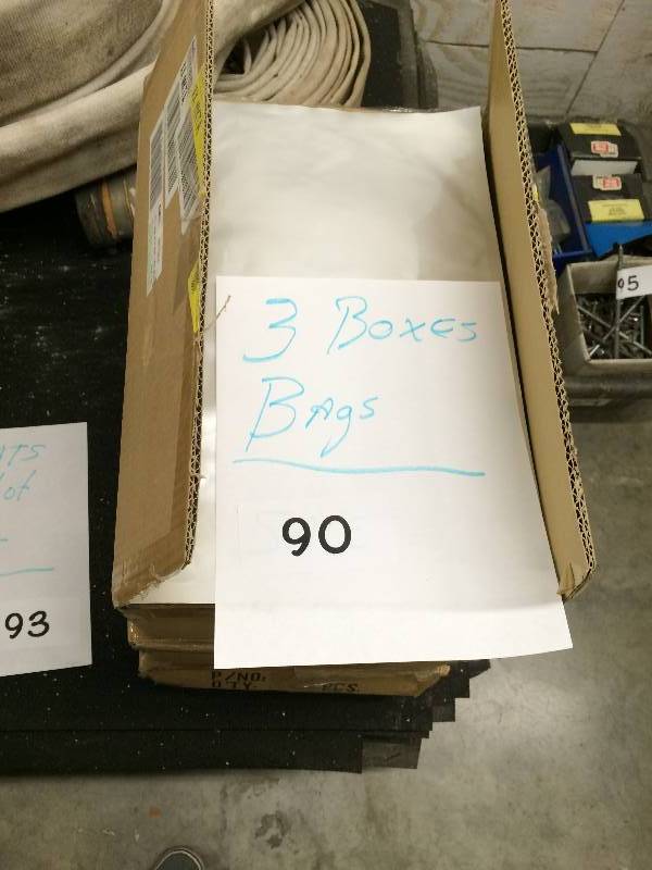 3 boxes of poly bags