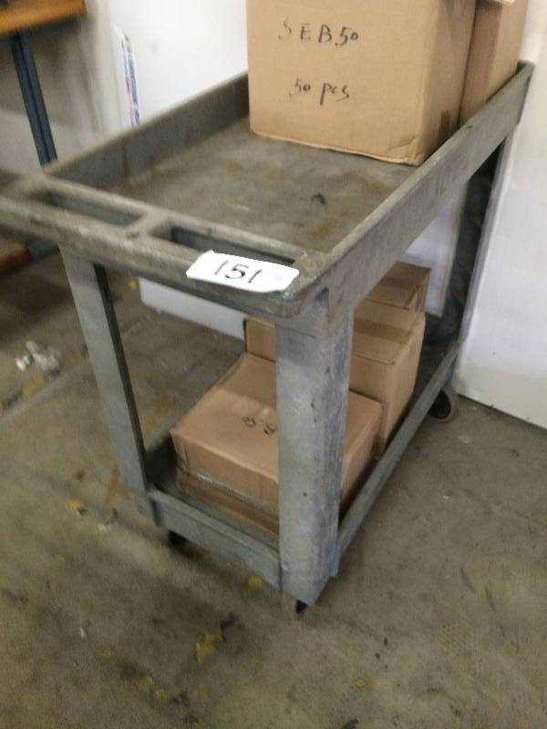 Plastic shop cart