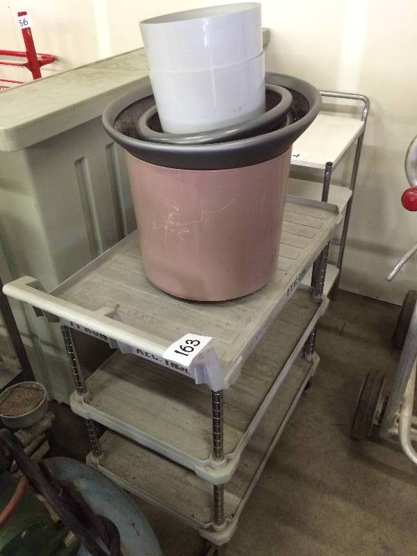Plastic shop cart