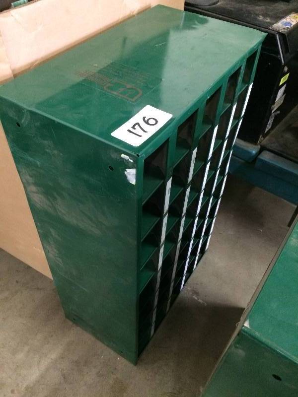 Metal parts bin