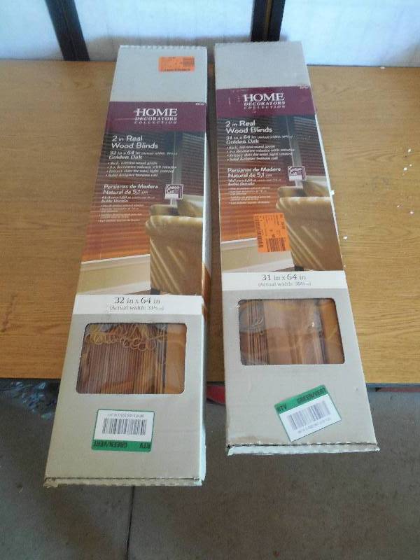 Golden Oak 2 in. Basswood Blind - 31 in. W x 64 in. L
