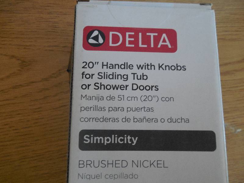 STEP 3 20 SHOWER DOOR HANDLE