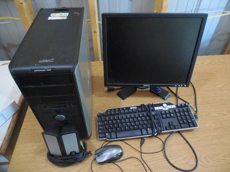 DELL DESKTOP COMPUTER 745 COMPLETE SYSTEM