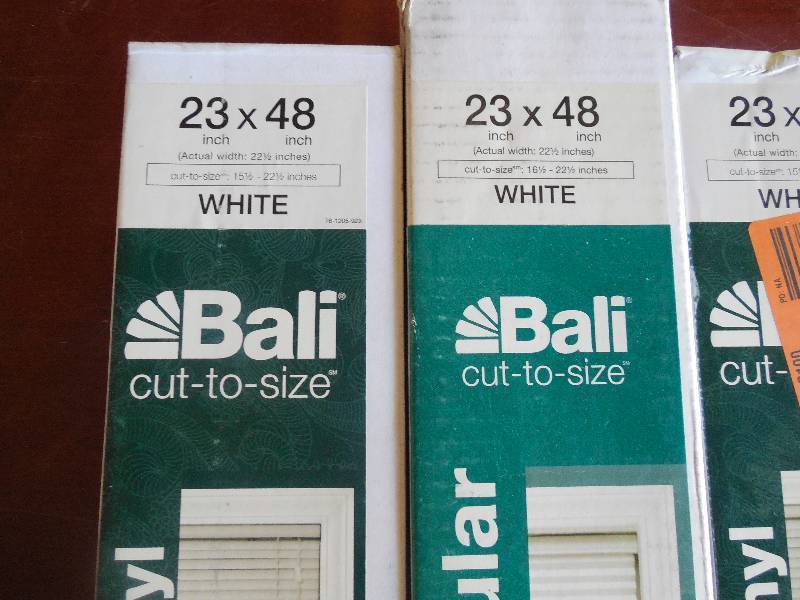 (5) BALI 1 ALUMINUM WINDOW BLIND LOT