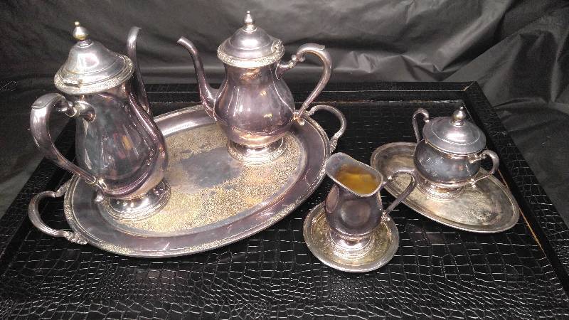 Antique Silver Coffee Set