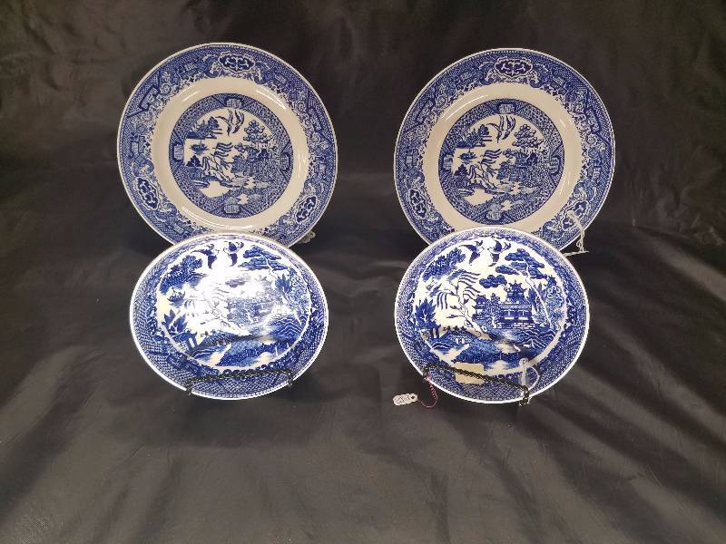 Willow Ware PlateBowl China Set