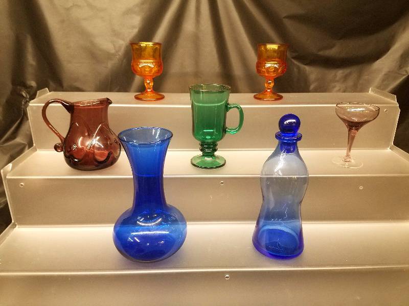 Vintage Technicolor Glassware