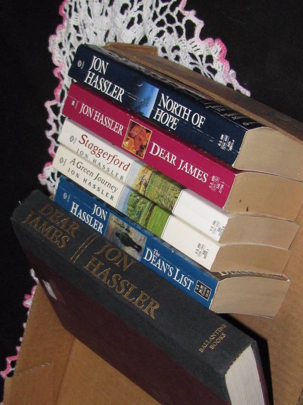 lot 22 image: Jon Hassler books
