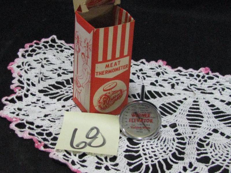 lot 68 image: Advertising Meat Thermometer