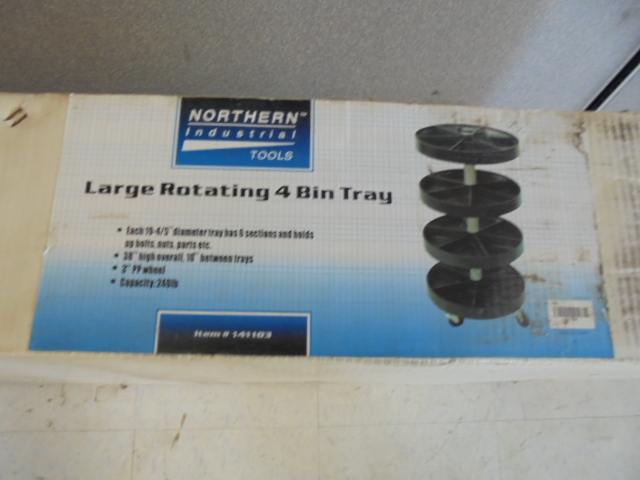 Rotating 4 Bin Tray