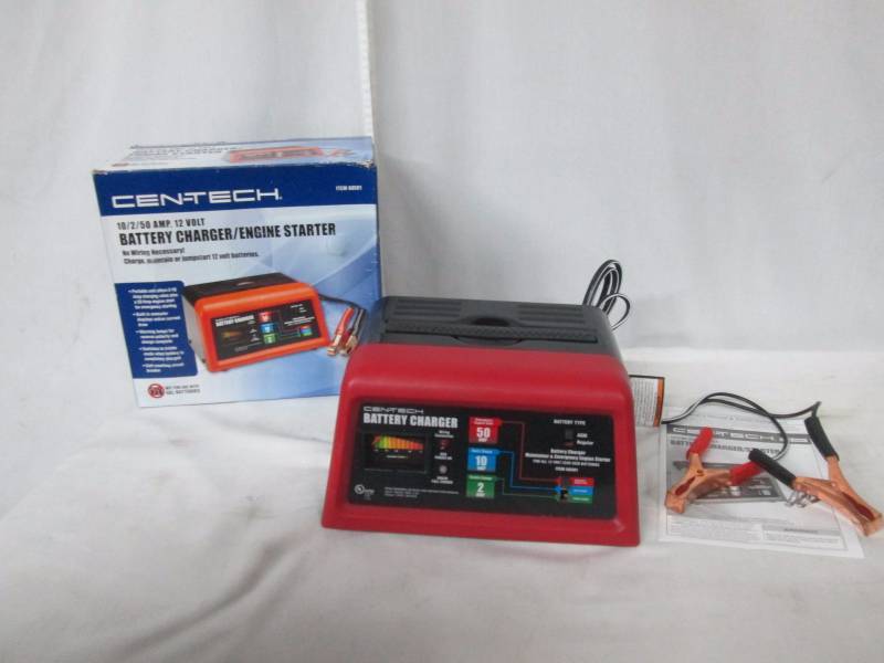 cen tech battery charger maintainer