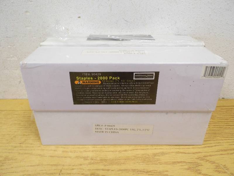 lot 2 image: 4 Boxes of Staples