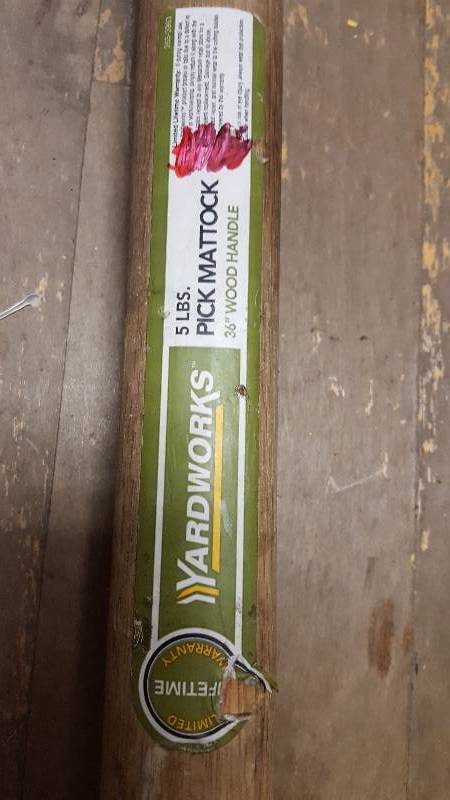lot 58 image: Yardworks 5 Lbs Oick Mattock