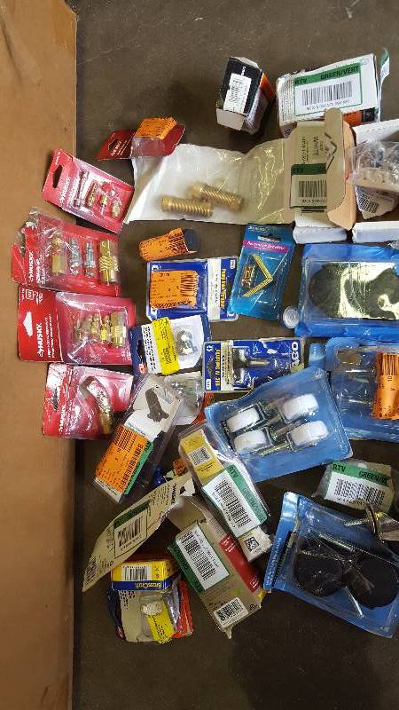 lot 101 image: Lot of assorted items- Husky, Graco, Everbuilt, Honeywell, Campbell Hausfeldt and more