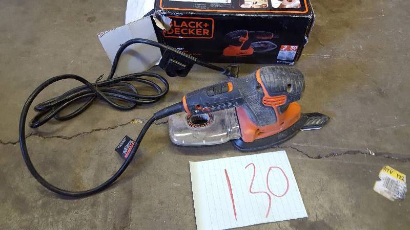 lot 130 image: Black and Decker Mouse 1.2 Amp Detail Sander