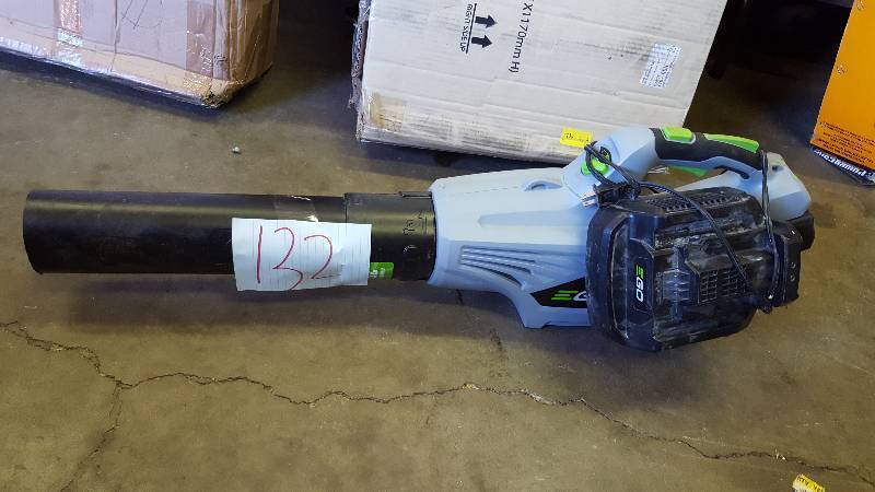 lot 132 image: Ego 56 Volt Blower - charger and Battery included used in working condition