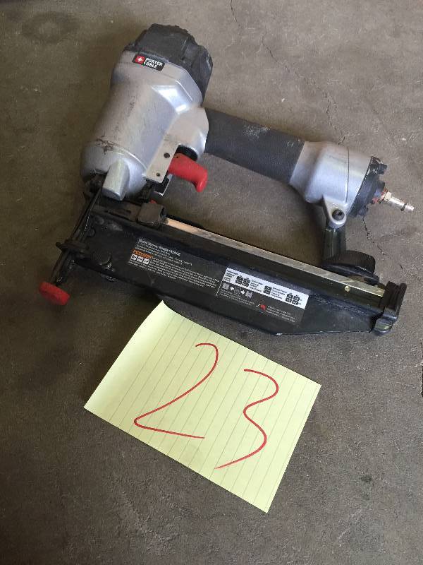 lot 23 image: PORTA CABLE 16-Gauge Pneumatic Nailer