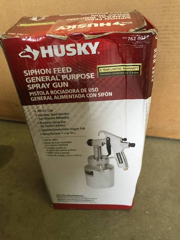 lot 25 image: Husky Siphon Feed Spray Gun