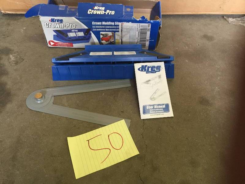 lot 50 image: Kreg Crown Pro Molding Tool