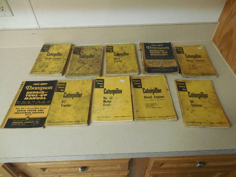 lot 31 image: (10) CETERPILLAR REPAIR MANUALS