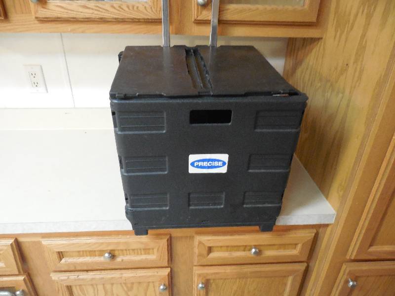 lot 47 image: PRECISE HARD SIDED CARRYING BIN