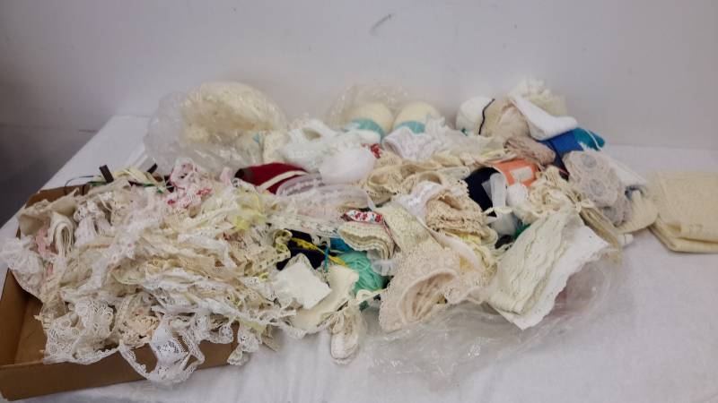 Yarn, lace, trim
