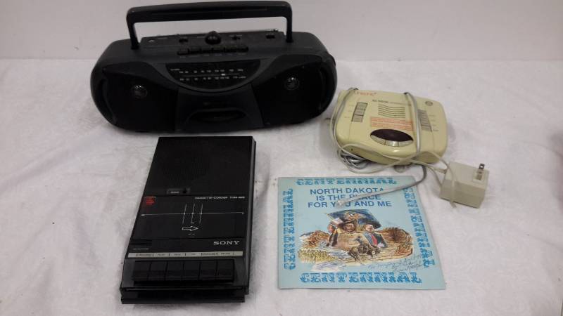 Radio, cassette recorder, answering machine