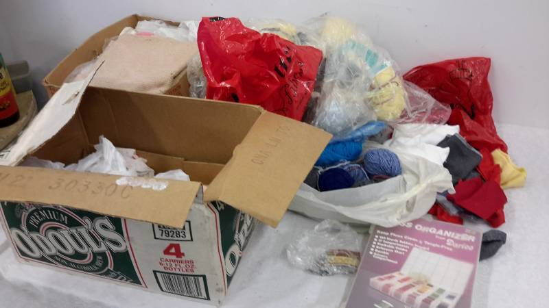 Fabric and yarn assortment