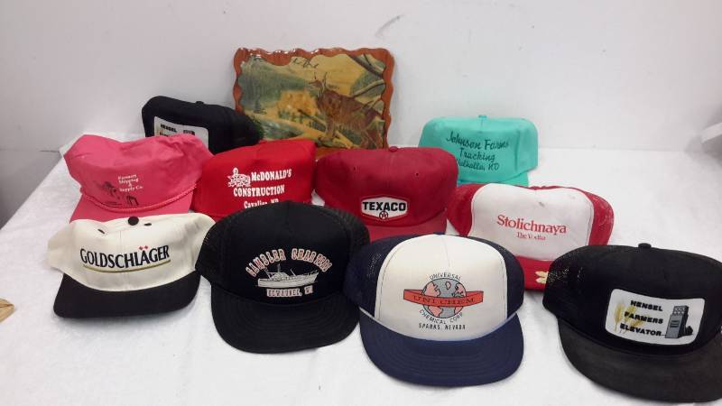 Caps and wall hanging