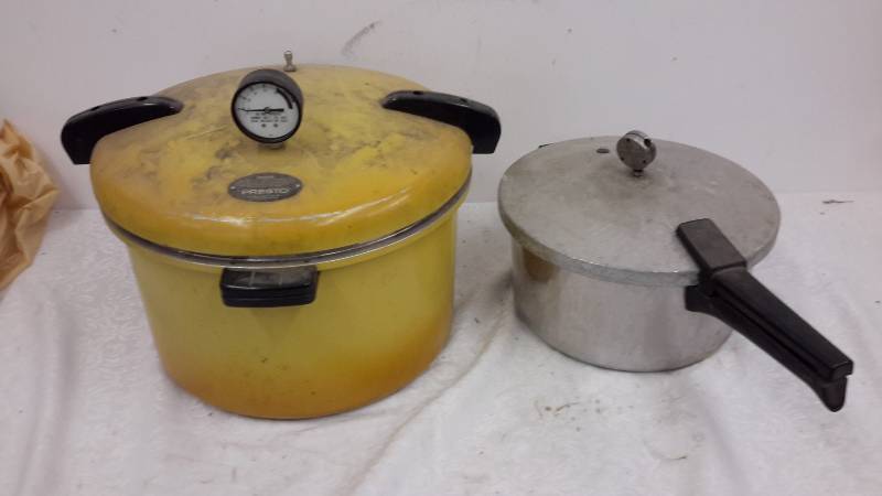 Two pressure cookers