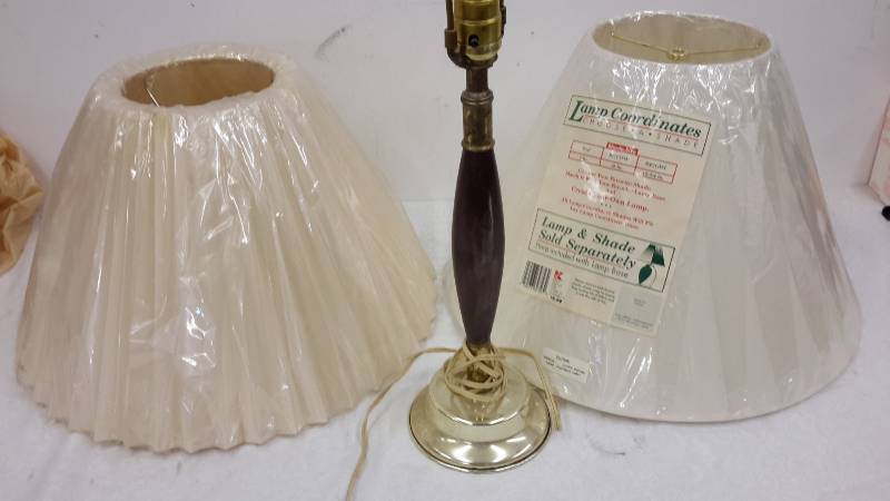 Lamp and two shades