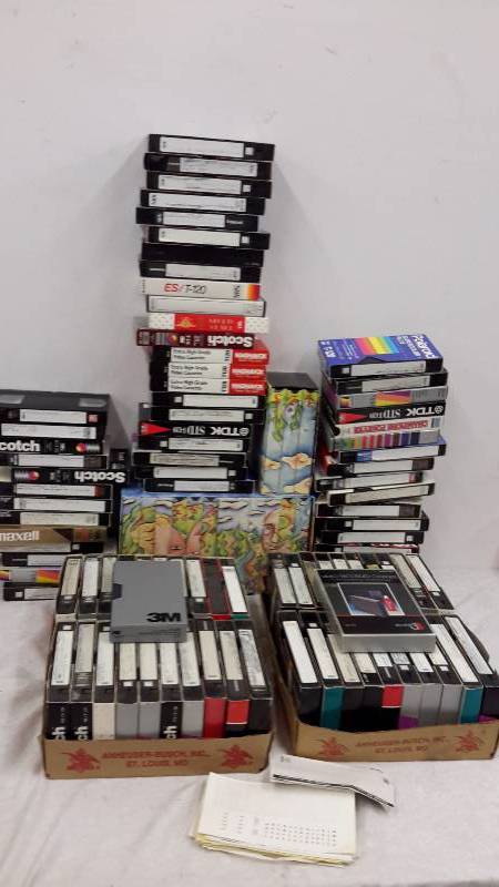 VHS tapes, cleaner