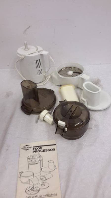 West Bend food processor