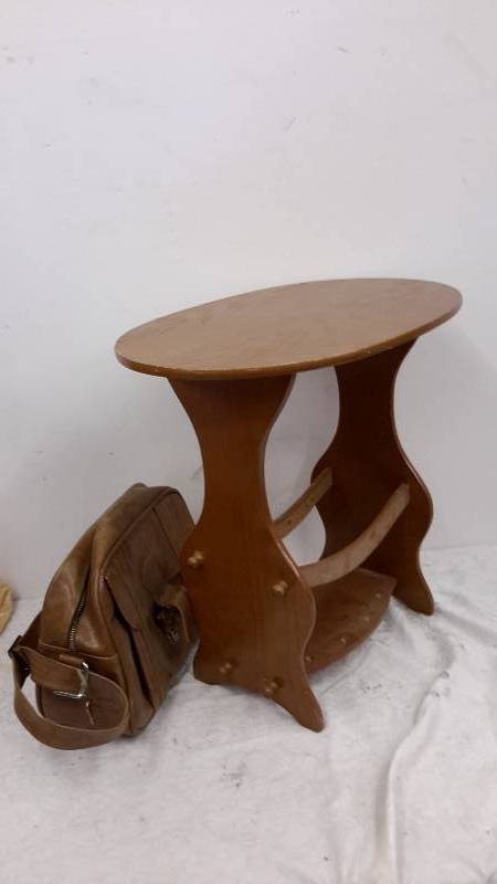 Bag, table