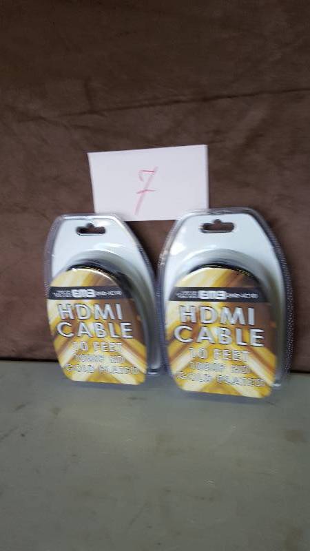 Set of 2 10 HDMI cable New