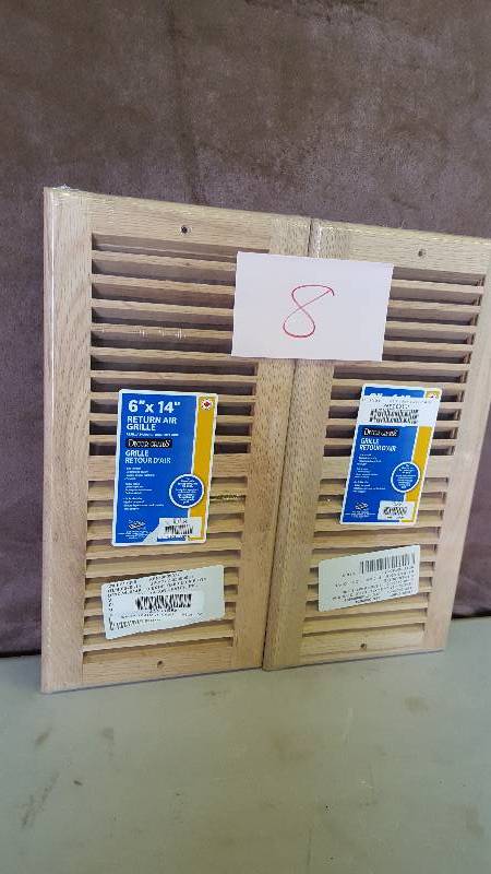 Set of 2 6x14 Return Air Grille New