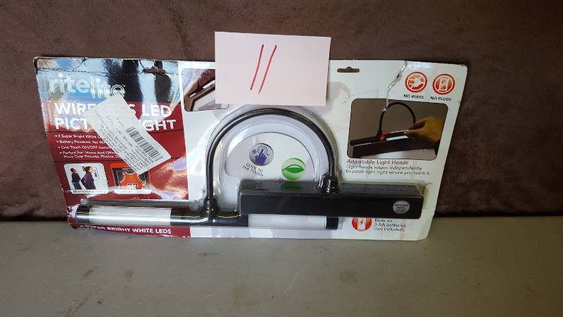 LED Battery Operated Picture Light with Remote Control