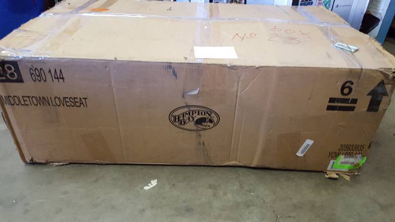 Middletown loveseat missing hardware