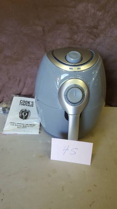 Cooks Companion 1200 W Manul air Fryer New