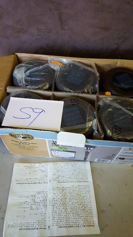 Hampton Bay  Solar Path Light 6 Pack New
