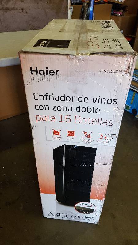 Haeir 16 Bottle Dual Zone Wine Cellar New