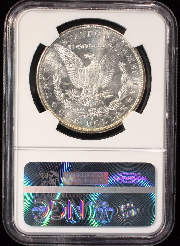 1881-S MORGAN SILVER DOLLAR MS64 NGC
