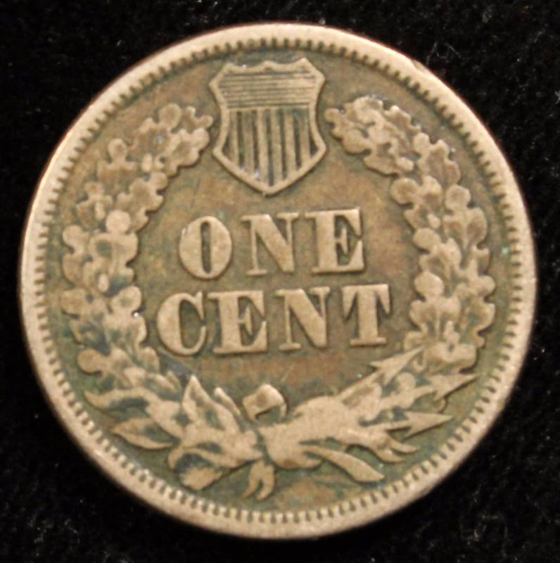 1862 COPPER NICKEL INDIAN HEAD CENT FINE