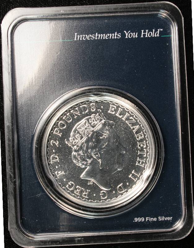 2016  1 TROY OZ. .999 FINE SILVER BRITANNIA SEALED
