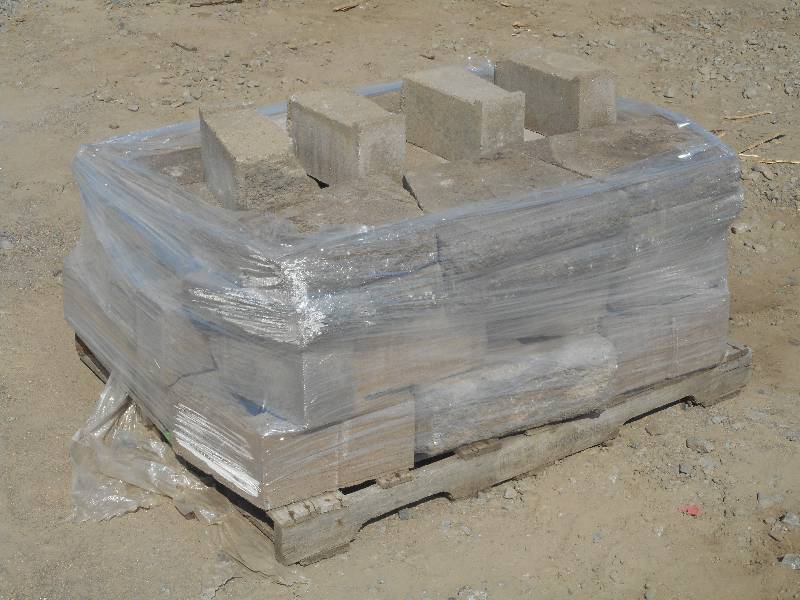 lot 10 image: (1) Pallet Of Unused Retaining Wall...